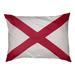 Tucker Murphy Pet™ Burien Alabama Flag Dog Pillow Polyester/Fleece in Red/White | 17 H x 42 W x 52 D in | Wayfair 185F1DCEECE04F49BEDB68E3D693858F