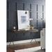 Joe Ruggiero Collection Abbott Solid Wood Standing Desk Wood/Metal in Black | 30 H x 50.5 W x 28.5 D in | Wayfair JR006-83-Maple-CC