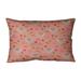 Latitude Run® Avicia Pizza Indoor/Outdoor Lumbar Pillow Polyester/Polyfill blend in Orange | 21.5 H x 31 W x 3 D in | Wayfair