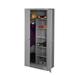 Tennsco Corp. Deluxe 2 Door Storage Cabinet Stainless Steel in Gray | 78 H x 36 W x 18 D in | Wayfair 7814-2