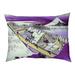 Tucker Murphy Pet™ Casias Katsushika Hokusai Ushibori in Hitachi Province Outdoor Cat Designer Pillow Fleece, | 17 H x 52 W x 42 D in | Wayfair