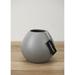 Le Present Drop Wide Short Ceramic Vase Ceramic in Gray | 6 H x 4.3 W x 4.3 D in | Wayfair D370.097