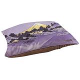 Tucker Murphy Pet™ Burkart Mt. Fuji Reflected in Lake Kawaguchi Designer Pillow Fleece, Polyester | 6.5 H x 42.5 W x 32.5 D in | Wayfair