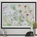 Ophelia & Co. 'Jardin Blanc' Framed Acrylic Painting Print Paper in Green/Red | 20 H x 24 W x 1.5 D in | Wayfair 2DC7123E41134FCD9102A4FA14E6089E