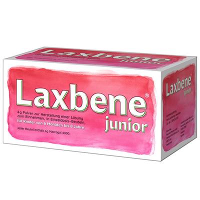 Laxbene junior 4 g Plv.z.H.e.Lsg.z.Einn.Kdr.6M-8J 50 St Pulver zur Herstellung einer Lösung zum Einnehmen Image