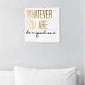 Art Remedy Oliver Gal 'Be a Good One' Textual Art Print on Canvas Canvas, Wood | 12 H x 12 W x 1.5 D in | Wayfair 23263_12x12_CANV_XHD