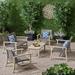 Beachcrest Home™ Becca 6 - Person Outdoor Seating Group Synthetic Wicker/Wood/All - Weather Wicker/Natural Hardwoods/Wicker/Rattan | Wayfair