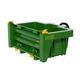 Rolly Toys rollyBox John Deere Traktoranhänger (Kippfunktion, Farbe grün, für Kinder von 3-10 Jahre, für Trettraktor) 408931