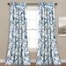 Dolores Room Darkening Window Curtain Panels Blue 52x95+2 Set - Lush Decor 16T003869