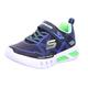 Skechers Jungen Flex-glow-90542l Sneaker, Schwarz Black Blue Lime Bblm, 33 EU