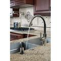 Newport Brass East Linear Pull Down Single Handle Kitchen Faucet in Gray | 10.75 W x 4 D in | Wayfair 1500-5103/26