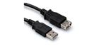 Hosa USB 2.0 "A" Male to "A" Female Extension Cable - 10 ft