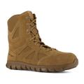 Reebok Sublite Cushion Tactical Boot 8 inch Tactical Boot with Side Zipper - Men's Coyote 8 Wide 690774455764