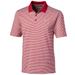 Men's Cutter & Buck Red Alabama Crimson Tide Big Tall Forge Tonal Stripe Polo