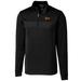 Men's Cutter & Buck Black Arizona State Sun Devils Big Tall Traverse Stripe Half-Zip Pullover Jacket