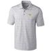 Men's Cutter & Buck Gray West Virginia Mountaineers Big Tall Advantage Space Dye Polo