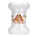 Tucker Murphy Pet™ Basset Hound Puppy Bone Shaped Pet Treat Jar Ceramic | 9 H x 6 W x 5 D in | Wayfair 7835285E0C844415B99FB66594754A42