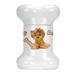 Tucker Murphy Pet™ Yorkie Puppy Bone Shaped Pet Treat Jar Ceramic | 9 H x 6 W x 5 D in | Wayfair 11779E202021461FA9D7E145CB7D9E53