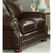 Canora Grey Pelaez 3 Piece Leather Sleeper Living Room Set Genuine Leather in Brown | 40 H x 86 W x 37 D in | Wayfair Living Room Sets