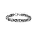 Verona Jewelers Sterling Silver Oxidized Byzantine Chain Bracelet- Bali Byzantine Oxidized Chain, Oxidized Bracelet Jewelry, Indian Bracelets, Bali Bracelets (8)