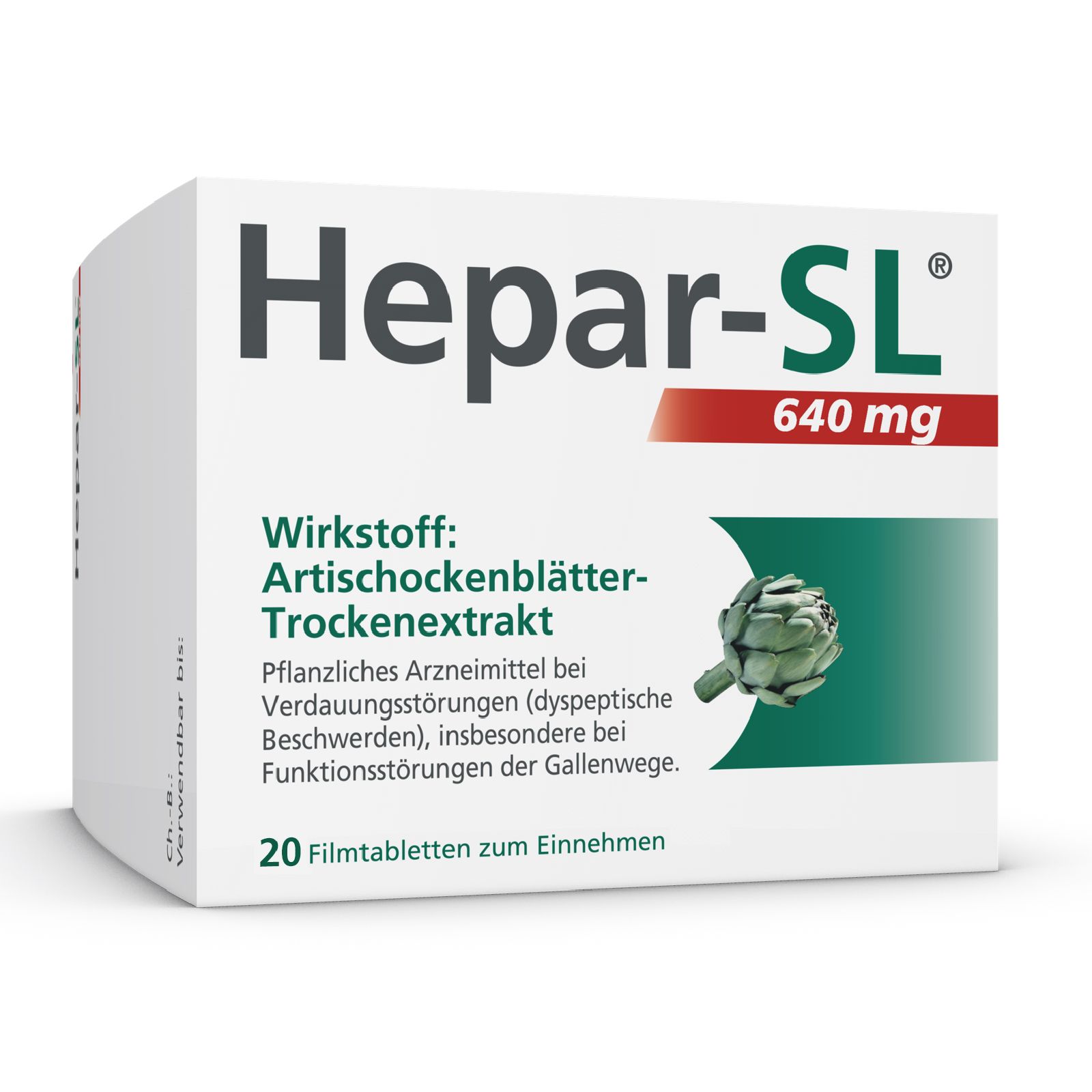 Hepar-Sl 640 mg Filmtabletten 20 St Image