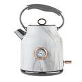 Tower Bottega T10020WMRG 3kW Stainless Steel Kettle with Quiet Boil, Temperature Dial and Boil Dry Protection, 1.7L, 3kW