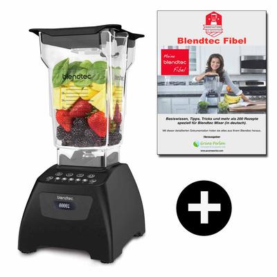 Blendtec Classic 575 + GP-Blendtec Fibel (200+ BT Rezepte) | Hochleistungsmixer | rechtsdrehend