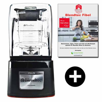 Blendtec Stealth 875 + GP-Blendtec Fibel (ohne Behälter) | Hochleistungsmixer für Gewerbe & Business | Smoothie Mixer Bl