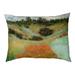 Tucker Murphy Pet™ Carlucci Poppy Field in a Hollow Designer Pillow Fabric | 6 H x 29.5 W x 19.5 D in | Wayfair A846423DCE944DE7BB125E4A54A9BEAC