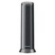 Panasonic KX-TGK220GM Design-Schnurlostelefon mit Anrufbeantworter, Station & Hörer, Freisprecheinrichtung, weißes LCD, Blockierung störender Anrufe, Hörer-Magnet, matt-schwarz