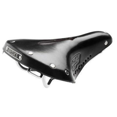 Brooks Saddles Imperial B17 S Standard Bicycle Saddle with Hole and Laces (Women's, Black)
