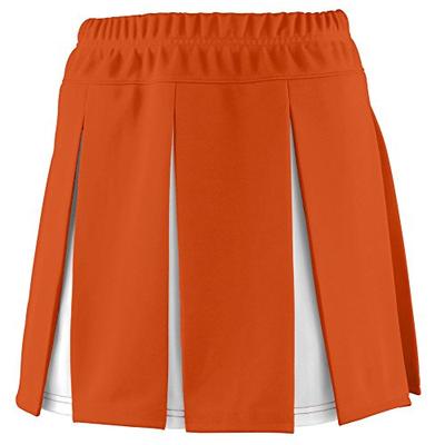 Augusta Sportswear Girls' Liberty Skirt S Orange/White