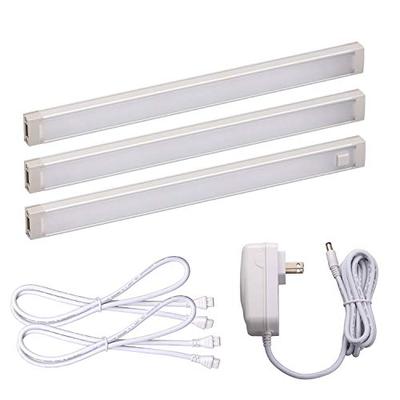 Black and Decker Office Products LED Under Cabinet Lighting, 3-Bar Kit, 9" each, Cool White (LEDUC9-