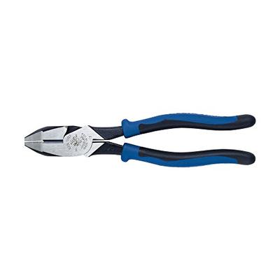 Side Cutter Linemans Pliers, High Leverage 9-Inch Pliers Cut ACSR, Screws, Nails, Wire Klein Tools J