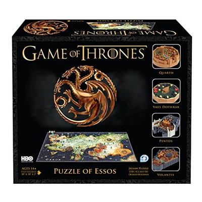 4D Cityscape Game of Thrones (GoT) 3D Time Puzzle of Essos (1400-Piece)