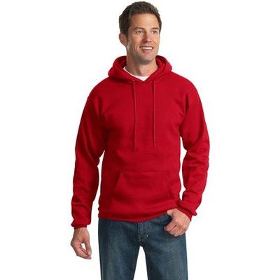 Port & Company Men's Classic Pullover Hooded Sweatshirt L Red