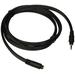 Monoprice 105587 6-Feet Premium Stereo Male to Stereo Female 22AWG Extension Cable - Black