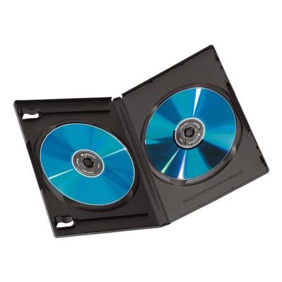 DVD/Blu-ray-Doppelhüllen schwarz, Hama, 13.5x19x1.4 cm