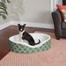 Quiet Time Defender Orthopedic Nesting Dog Bed, 24.75" L X 36" W X 8.75" H, Green, Large, Green / White