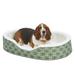 Quiet Time Defender Orthopedic Nesting Dog Bed, 28" L X 42" W X 8" H, Green, X-Large, Green / White