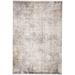 Brown 26 x 0.32 in Area Rug - Greyleigh™ Whitten Abstract Machine Made Power Loom Acrylic/Viscose Area Rug in Ivory Viscose, | Wayfair