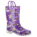 Western Chief Rainbow Unicorn Lighted - Girls 8 Toddler Purple Boot Medium