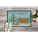 The Holiday Aisle® Patricia East Friesian Sheep Christmas Non-Slip Outdoor Door Mat Synthetics | Rectangle 1'6 x 2'3" | Wayfair