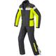 Spidi Touring Rain Kit Two Piece Ensemble de pluie moto, noir-jaune, taille 2XL