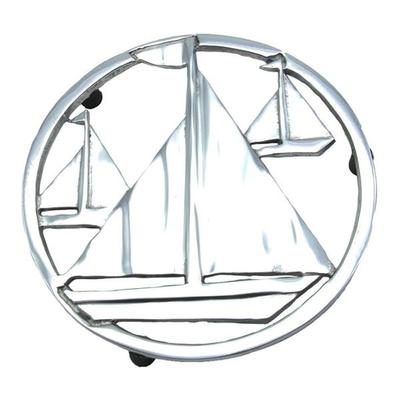 Dennis East 11172 - Aluminum Sailboat Trivet Size:...