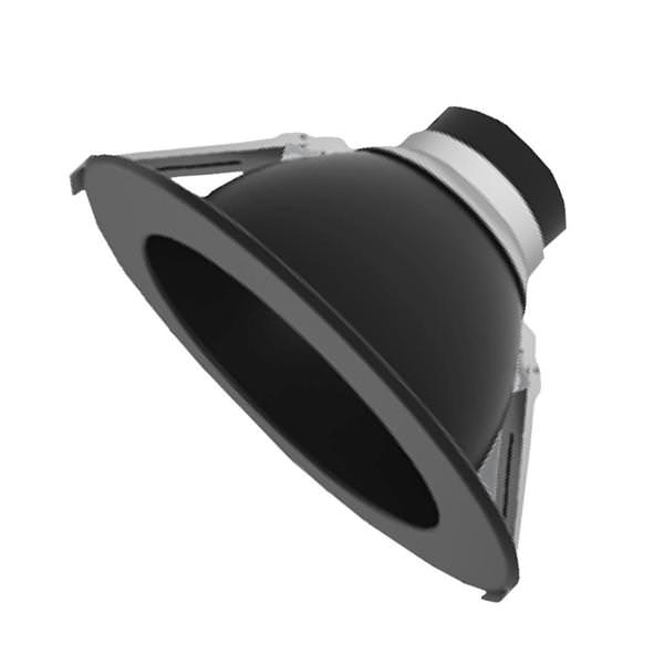 Green Creative 98041 - 4" Diffuse Matte Black Trim and Flange Reflector (ADR4BL)