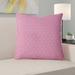 Latitude Run® Avicia Square Maze Indoor/Outdoor Throw Pillow Polyester/Polyfill blend in Indigo | 16 H x 16 W x 3 D in | Wayfair