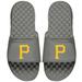 Men's ISlide Gray Pittsburgh Pirates Primary Logo Slide Sandals