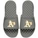 Men's ISlide Gray Oakland Athletics Alternate Logo Slide Sandals