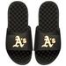 Men's ISlide Black Oakland Athletics Alternate Logo Slide Sandals